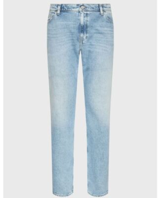 TOMMY HILFIGER Herren Hose Jeans Ethan relaxed straight denim light blau W36 L34