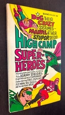 HIGH CAMP SUPERHEROES Paperback (1966 Belmont Books) -- Jerry Siegel