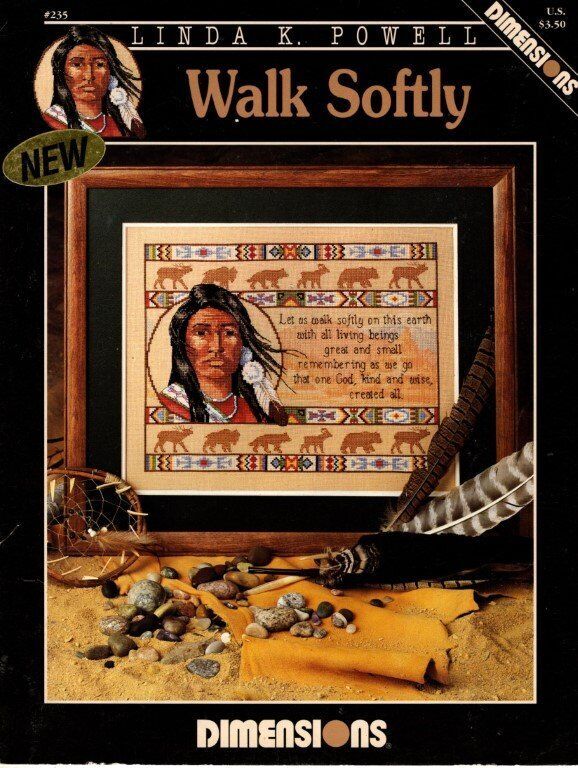 DIMENSIONS CROSS STITCH WALK SOFTLY BY LINDA K. POWELL