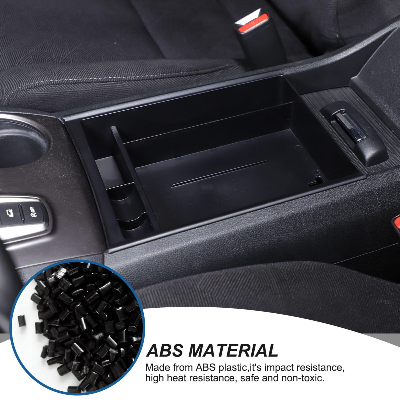 Car Center Console Armrest Box Storage Box Tray For Honda Pilot 2015-2022