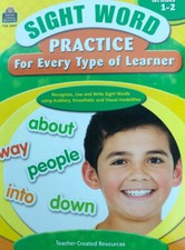 Teacher Created Resources: Sight Word Practice for Every Type of Learner Grd 1-2