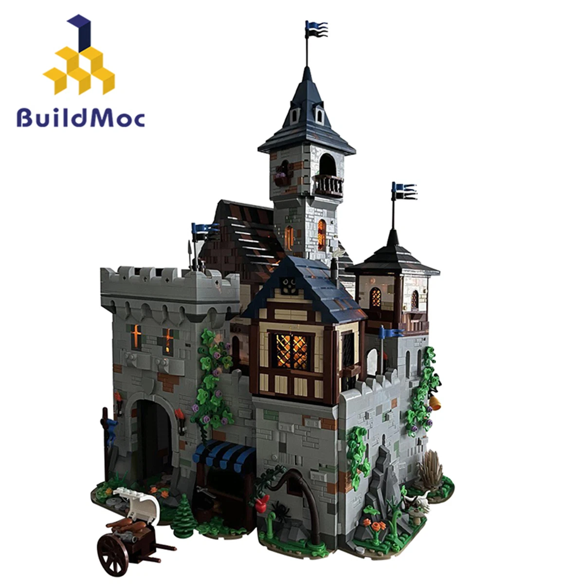 Plastic castle building blocks sale