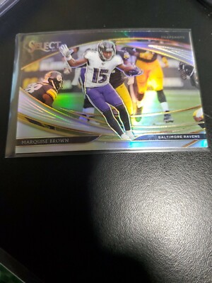2019 Select Snapshots Prizm #6 Marquise Brown RC Rookie Ravens