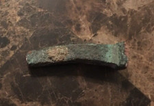 *Vintage 2'' Wrought Square Nail 1800's Train Spike - Crooked - 43g