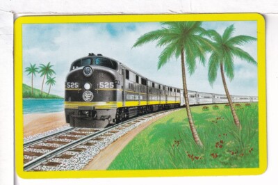 Single Railroad Playing Card ''Atlantic Coastline RR, ACL-4'',  Bolhagen #
