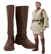 Star Wars Obi-Wan Kenobi Men's Boots Halloween Cosplay Shoes  New
