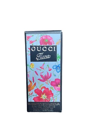 GUCCI FLORA Eau De Toilette Parfum GLAMOROUS MAGNOLIA 5 ml Mini Reisegröße Geschenk