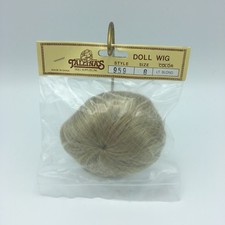 Tallinas Doll Wig Vintage New Old Stock Style 959 Size 8 Light Blonde Hair