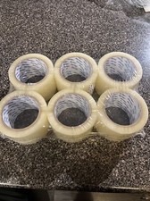 Shurtape HP 100 Carton Sealing Tape 72mm 110 yds. Clear - Pack of 6 rolls New