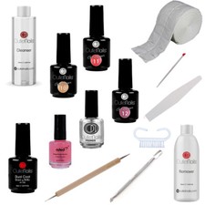 KIT RICOSTRUZIONE UNGHIE GEL SEMIPERMANENTE UV LED NDED SMALTO GEL NAIL ART