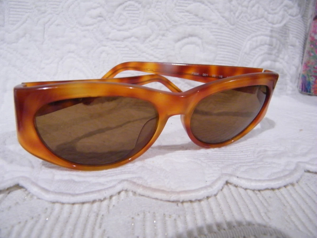 FENDI FS504 rare tortoise shell sunglasses FENDI EYEWEAR Roma oval-frame tortoiseshell acetate  main image 4