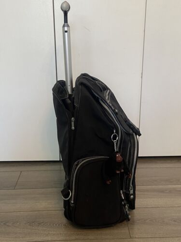 Kipling Wheeled Laptop Backpack Rolling 18” Black Carry On Luggage Bag - Picture 6 of 12