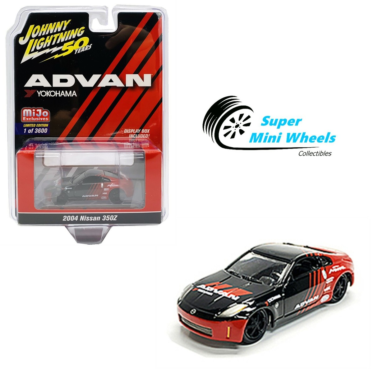 Johnny Lightning 1:64 - 2004 Nissan 350Z (Advan Yokohama) | eBay