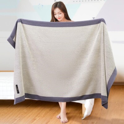 Bath Towels Body Wrap Face Cloth Sets 100% Organic Cotton for Bathroom Baby-Safe