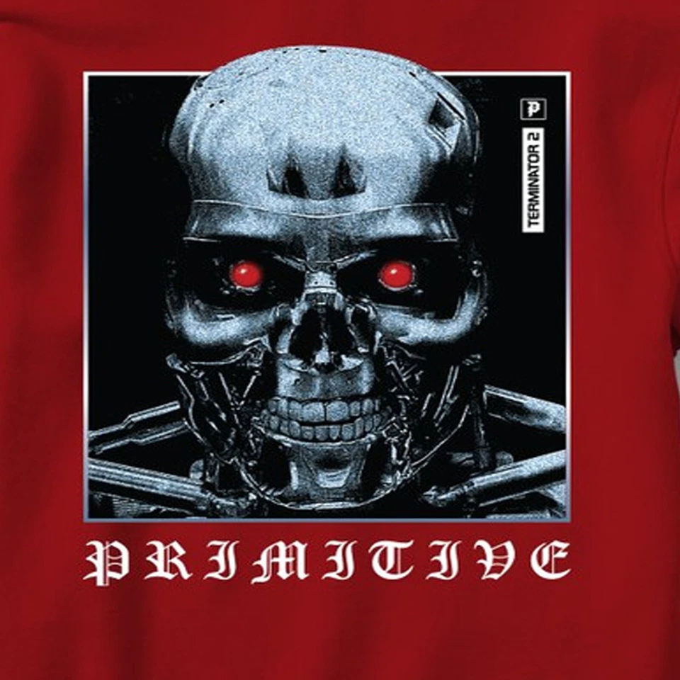 Primitive Terminator 2 Judgement Day Machine Hoodie Men's Red - NWT - Image 3 of 3