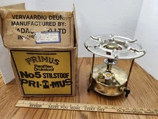 Vintage Primus Paraffien Drukstoof No.5 Stilstoof Camp Stove