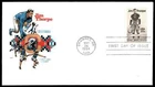 JIM THORPE AMERICAN INDIAN SUPER ATHLETE 1984 FARNAM  CACHET FDC FOOTBALL UNADD