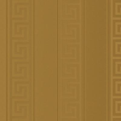 935242 - Versace Greek Key Striped Gold AS Creation Wallpaper
