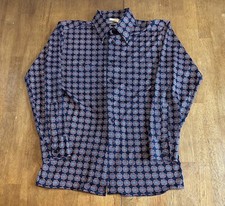 Vintage 70s Sears Kings Road Button Up Shirt Fits Small / Medium