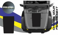New Hood Decal Blackout Fader Pattern Fits Jeep Wrangler Various Styles