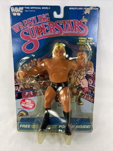 VINTAGE WWF LJN Wrestling Superstars Carded Greg V...