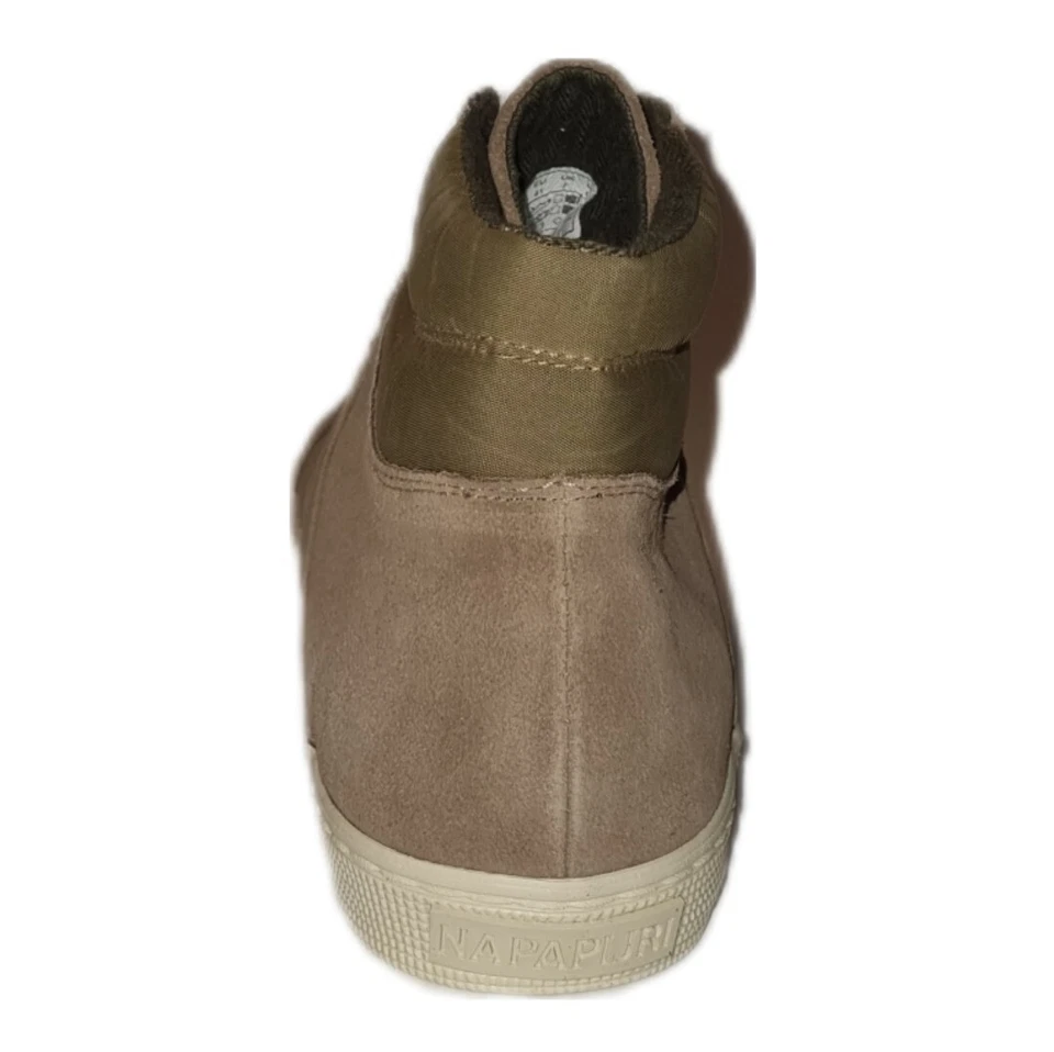 Napapijri Damen High-Top Sneakers Ellen | Wildleder & Nylon | Cardamom Brown - Bild 4 von 4