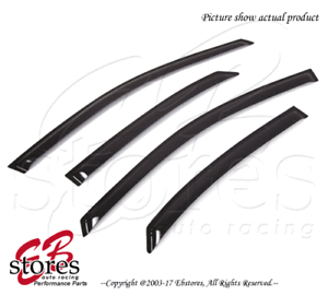 For-Lexus-RX350-2010-2015-Outside-Mounted-Dark-Smoke-JDM-Window-Visors-4pcs