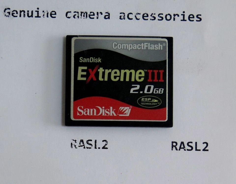 2 GB CF Compact Flash Memory Card For Digital Camera Canon EOS Nikon D70,Olympus - Image 3 of 4