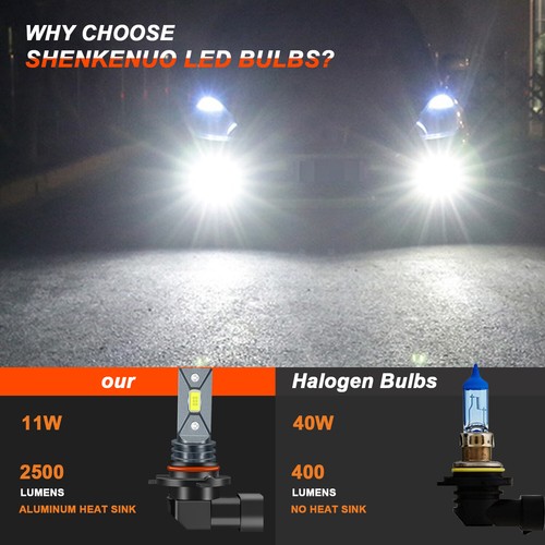 Combo faros LED haz alto y bajo + bombillas antiniebla para Ford F250 F350 2017-2019 - Imagen 10 de 11