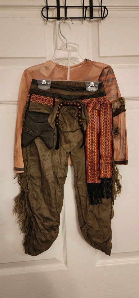 DISFRAZ INDIO NATIVO AMERICANO TONTO LONE RANGER DISNEY STORE TALLA XS 4 ¡NUEVO! Foto 3 de 4