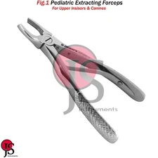 Childeren Tooth Extraction Forceps Fig.1 Upper Insisors Canines Pediatric