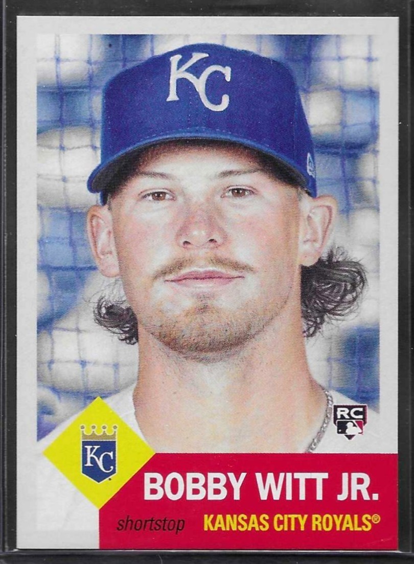 2022 TOPPS LIVING SET # 512 BOBBY WITT Jr. Rookie 16,493 PR Kansas City Royals a