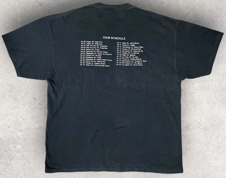 LA LEY 2003 Chivas Regal Tour Tamanho Extra Grande XL Adulto Spanish Rock Y2K - Imagem 2 de 4