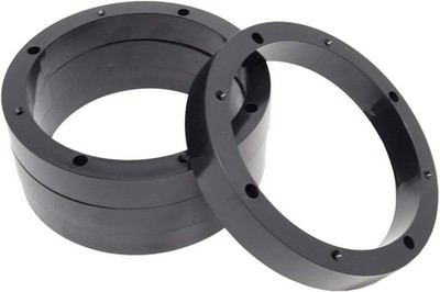 2 Pair 8'' ABS Plastic Speaker Spacer Rings Subwoofer Custom Mounting Adapter