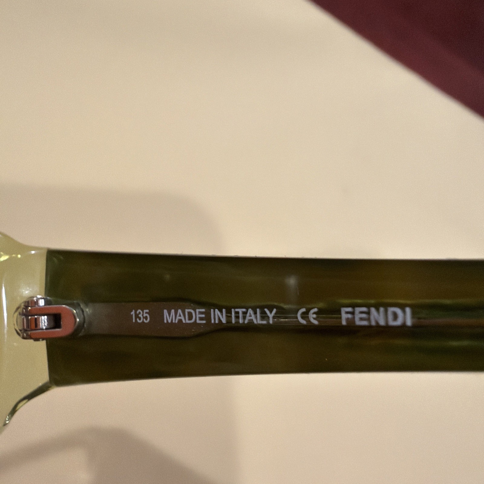 New Fendi Eyeglasses Frames F891 Lime Green Full Set Case Ready For Prescription thumbnail 7