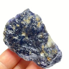 81g  Rare Blue Excellent Cordierite Stone Raw Healing Reiki   M448