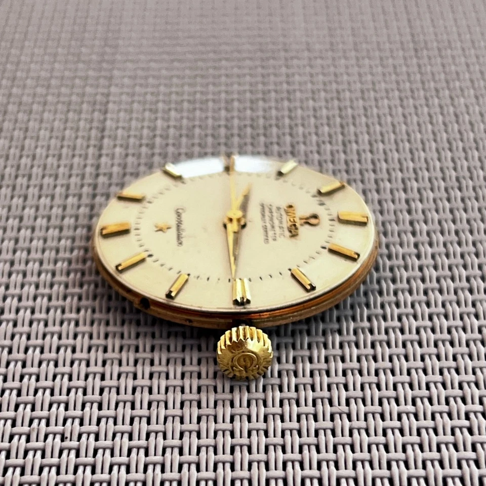 Reloj Automático OMEGA Cal 551 De Colección Para Hombre Constelación Esfera Beige 24 Joyas Foto 2 de 4