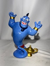 Vintage Disney Aladdin Genie Figurine Japan 7” – 1990s Collectible