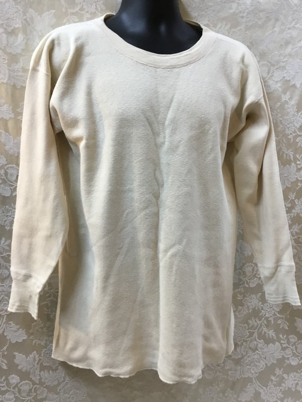  Long John Top Shirt Long Sleeve L 42 layers retro work chore Vintage JC Penney