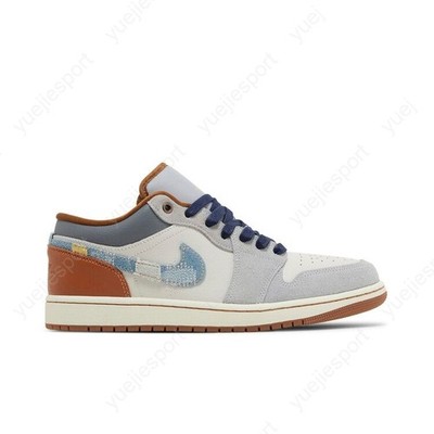 Air Jordan 1 Low Se Repaired Denim Swoosh FZ5042-041