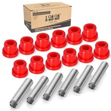 10L0L Golf Cart Spring Bushing Kit-Rear Leaf Springs Shackles Red