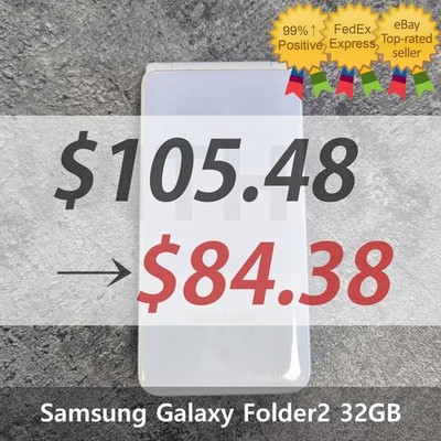 [CLEARANCE] Samsung Galaxy Folder2 32G SM-G160N Unlocked LTE 2021.ver_White_ 