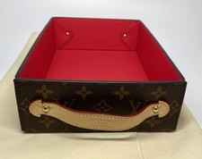 Louis Vuitton Desk Tray MM George Monogram Brown GI1067 Unused