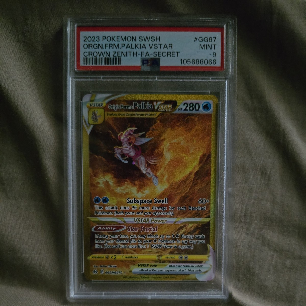 Origin Forme Palkia VSTAR (Secret) GG67/GG70 Crown Zenith