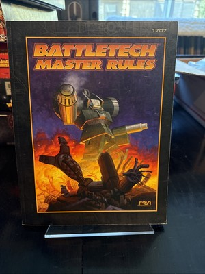 #ad #ad 1998 FASA Corp Battletech Master Rules 1707 Paperback Book J2 $19.99