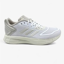 Adidas Duramo 10 Cloud White Metallic Grey Womens Athletic Sneaker