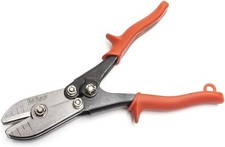 10" 5-Blade Metal Hand Crimper Tool Heavy Duty Crimping Device