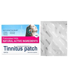 60X Tinnitus Relief Patches Natural Herbal Ear Calming Ringing Ears Noise Sooth