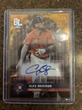 Alex Bregman #BLA-AB Orange Foil /25 2024 Topps Big League-Big League Autographs