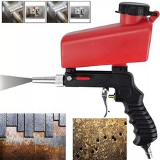 1/4" Air Sandblasting Sand Blaster Gun Hand Held Portable Shot Media Blasting US